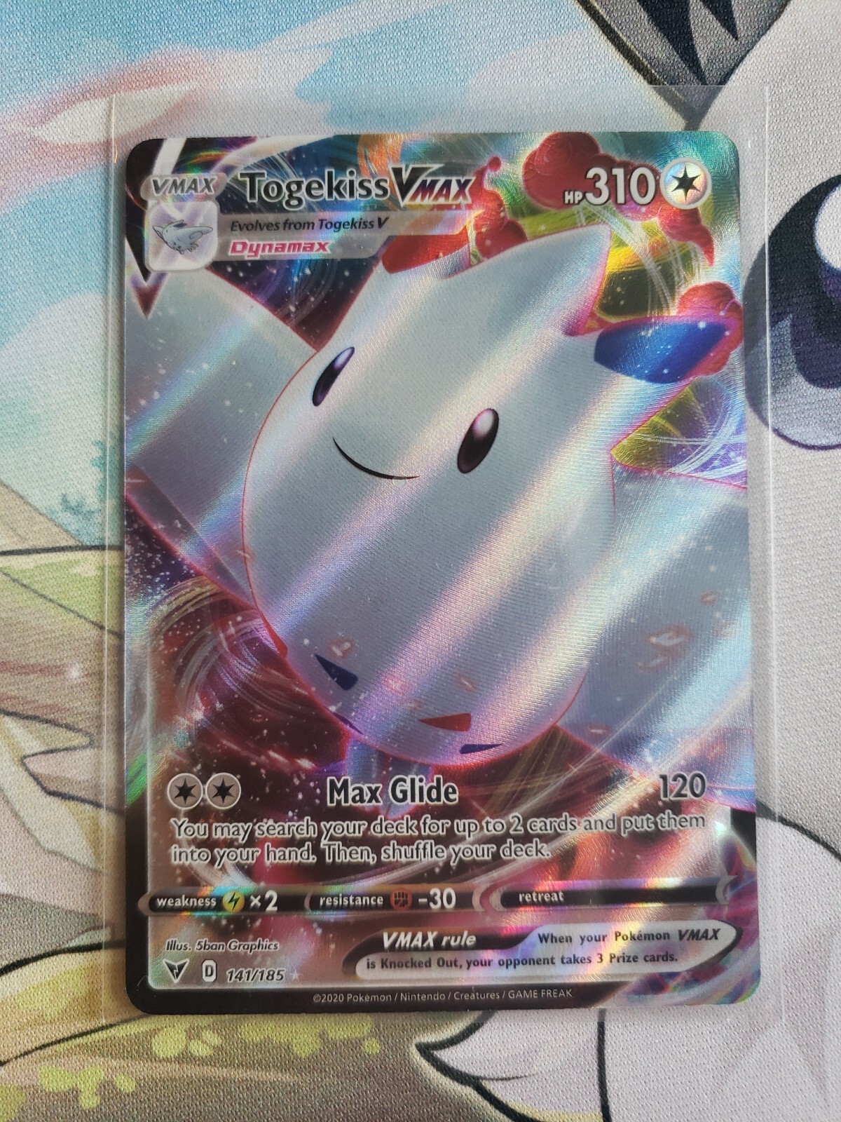 Togekiss VMAX 141/185 Ultra Rare Vivid Voltage Pokemon TCG NM