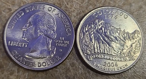 2006-D 50 State Quarters Colorado — photo from the most recent tracked eBay sale