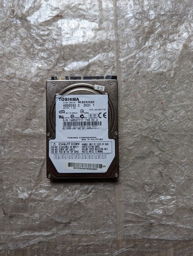 Toshiba MK8032GSX 2,5" 80GB HDD Festplatte 5400rpm 8MB SATA