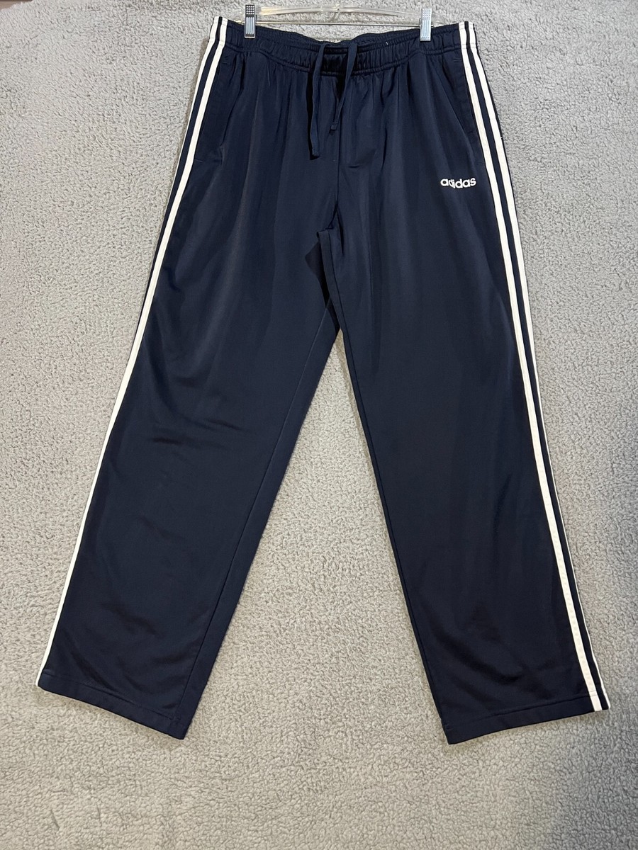 Adidas Primegreen Track Pants Mens XL Navy Blue Athletic 3 Stripe