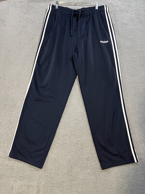 Adidas Primegreen Track Pants Mens XL Navy Blue Athletic Stripe Recycle  Active