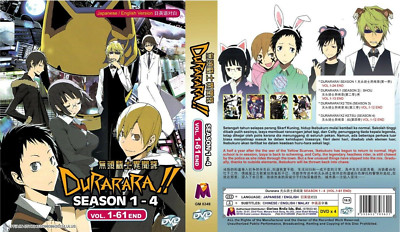 DVD Japan Anime DURARARA!! Complete Season 1-4 Boxset (1-61) English Dubbed+GIFT
