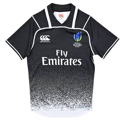 canterbury REFEREE ラガーシャツ S Canterbury WORLD RUGBY