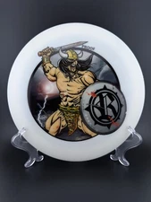 NEW RARE Dynamic Discs DyeMax Fuzion Enforcer - 173g - Les White !ARTISTS PROOF!