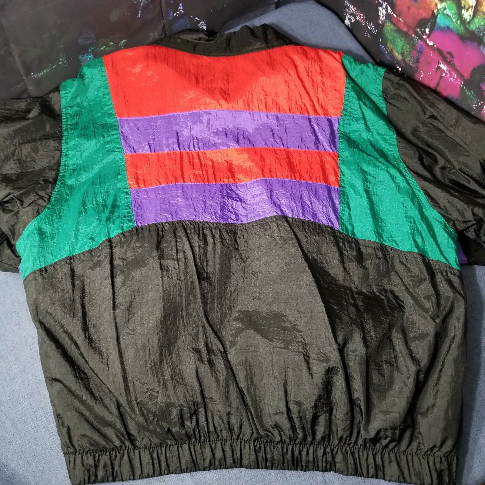 Authentic International Outerwear Windbreaker Sui… - image 3