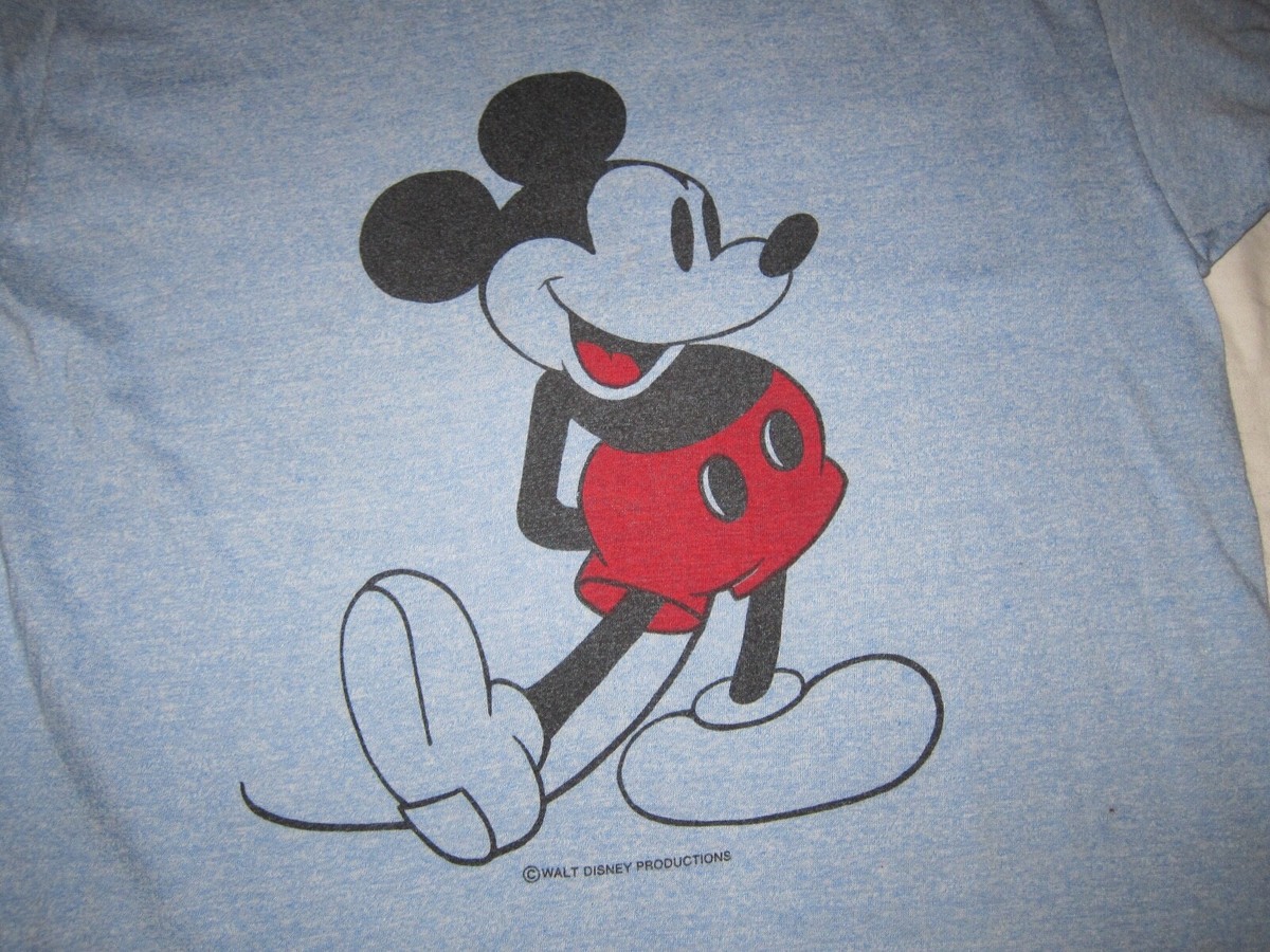 超激レア‼️Vintage 80s Disney T made in USA Vintage 80s 90s Mickey Mouse Illustrator Disney Drawing Rare