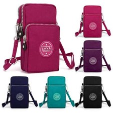 Mini Cross-Body Cell Phone Bag-Shoulder Strap Wallet Pouch, Compact Purse Holder