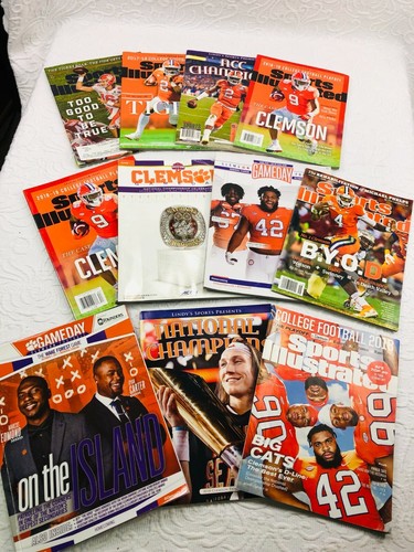 Set of 11 Clemson Tigers Collectible Magazines - Picture 2 of 10
