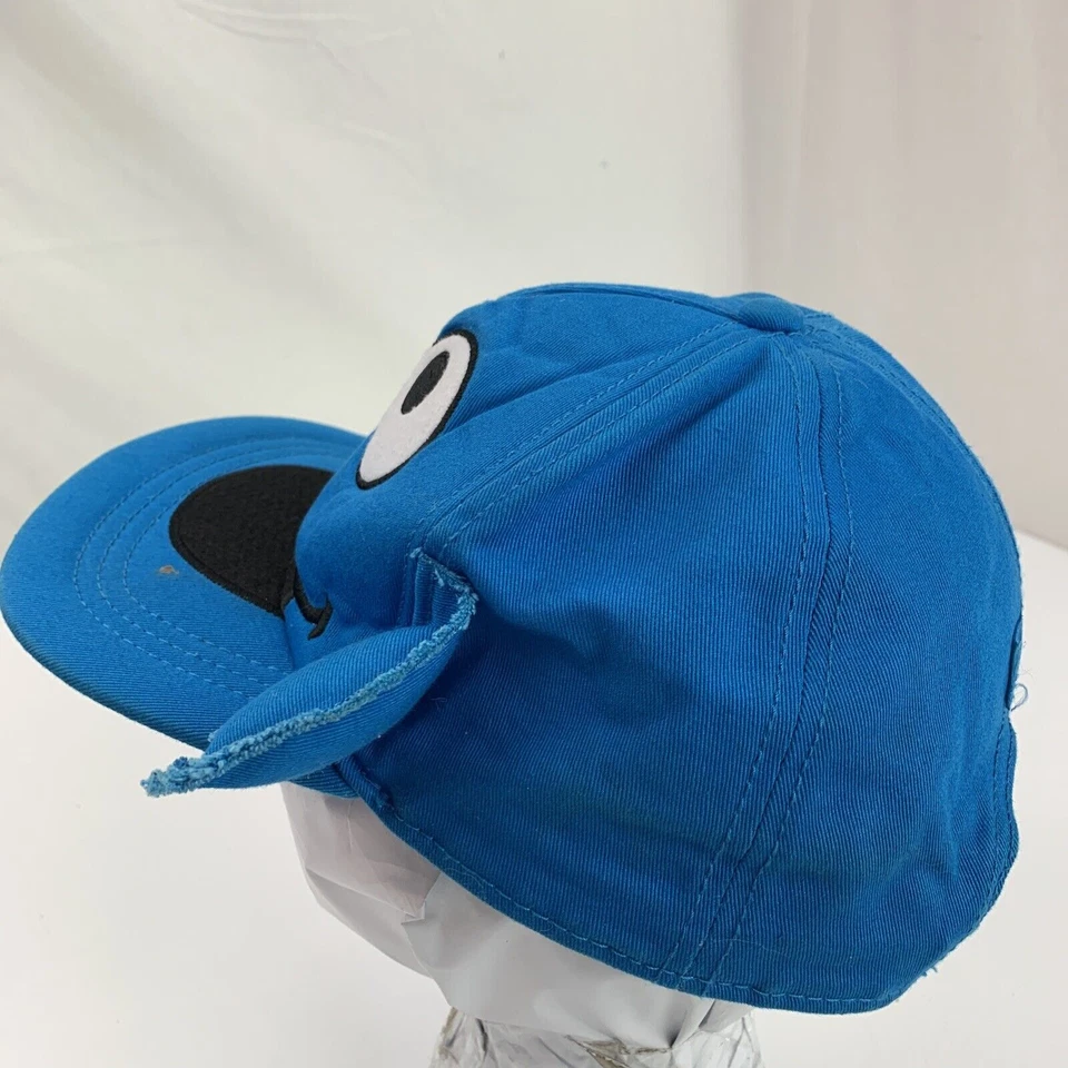 Cookie Monster Sesame Street Youth Ball Cap Hat Snapback Baseball - Image 2 of 4