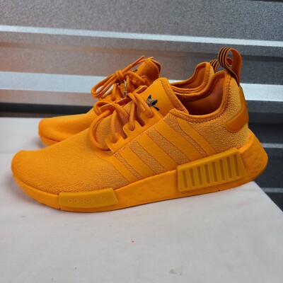 Adidas Originals NMD R1 Shoes Womens 8.5 Bright Orange Black GV9439 Boost New