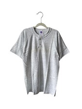 vintage russell athletic henley t-shirt youth size large NOS NWOT 90s USA made