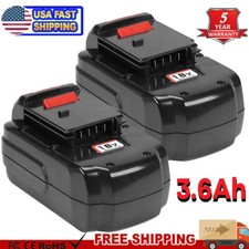 2Pack 18V Ni-MH Battery for 18Volt 3.6Ah FOR Porter Cable PC18B PC18BL PC18BLX