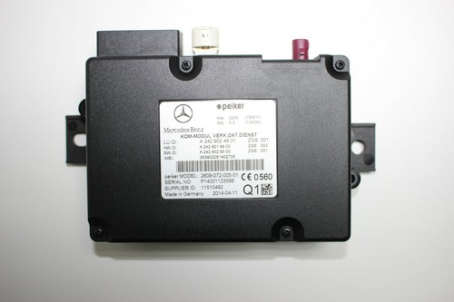 2014 Mercedes W212 E-Klasse/Telematik Steuergerät A2429004801