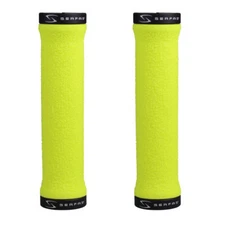 Serfas CNGT Super Thin Dual Lock-On Grips Yellow