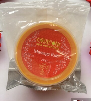CREATIONS Spa Essentials (ZEST) w/ Ginger Oil, Chili Oil & VCO 50g