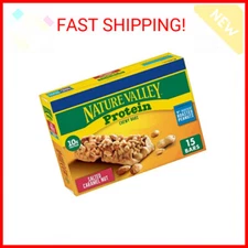 Nature Valley Protein Granola Bars, Salted Caramel Nut, Snack Bars, 15 ct, 21.3 