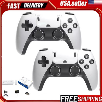 Video Game Stick Retro Gaming Console+ 4K HDMI TV 40000 w/ 2 Wireless Controller