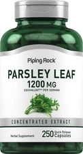 Parsley Leaf Capsules | 1200mg | 250 Pills | Herbal Extract | by Piping Rock