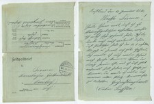 97526 - field post letter - Moldin 12.1.1916 to Rombach
