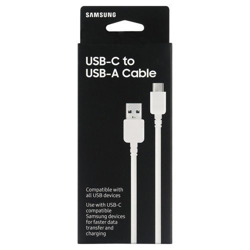 samsung USB-C cable (USB-C to USB-A) ft3 long , New white - Afbeelding 3 van 5