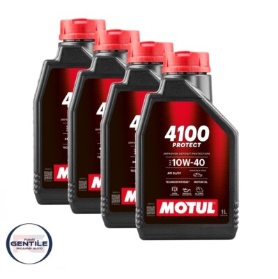 4 LT MOTUL 4100 PROTECT 10W40 Engine Oil For Vehicles ACEA A3/B4 API SL/CF