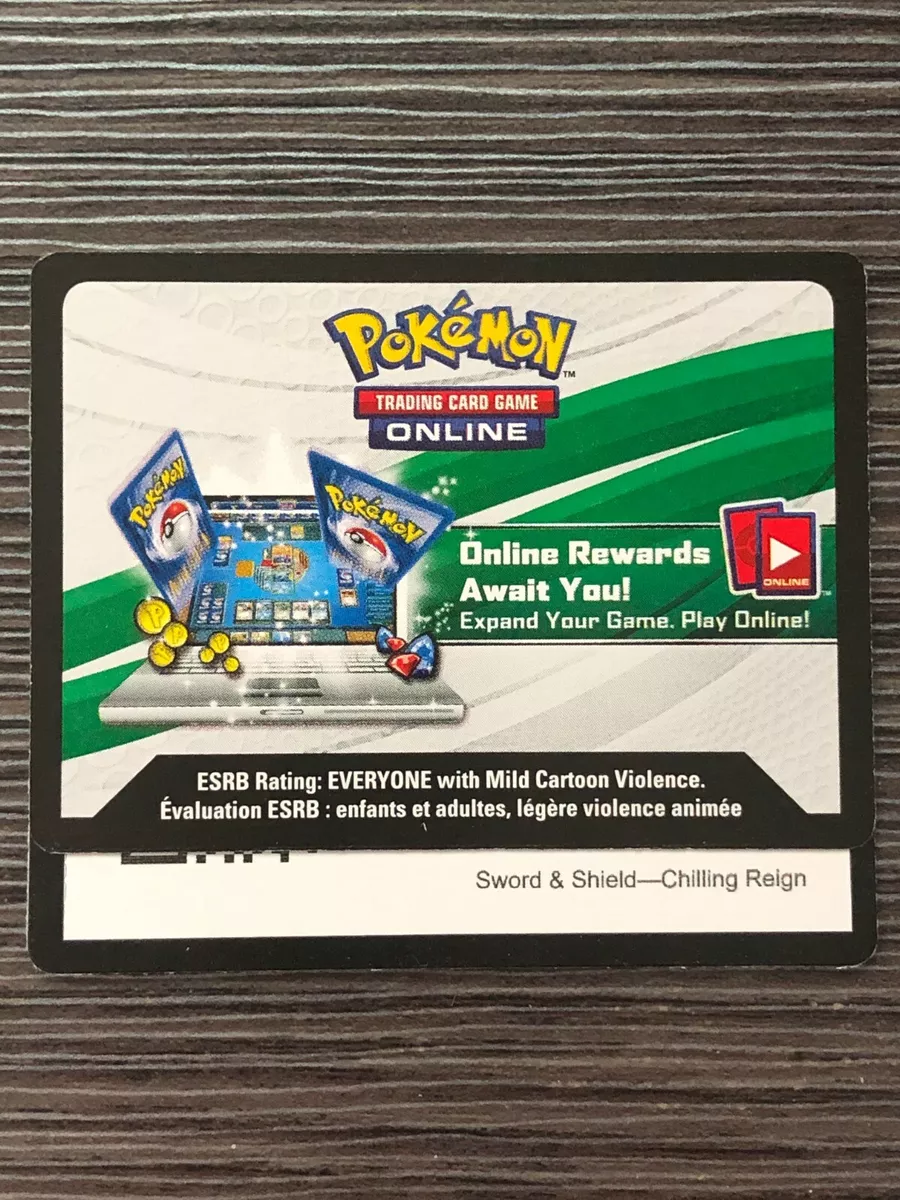 SWSH Chilling Reign Pokémon TCG Online - Code Card – Cup of Cards