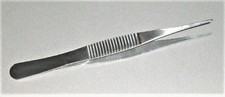 Stainless Steel Tweezers Forceps 5" Pointed End Lab New