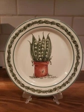 Otagiri Mary Hughes Green Pea Pods Farm Garden Plate Enesco 10.25” 1997