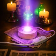 UV LED BlackLight Base 395nm Powerful Display Stand for Uranium Glass & Crystals