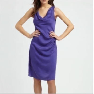 bright purple cocktail dress La Femme 32505 Floral Sequin Fitted Cocktail Dress