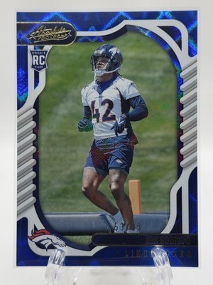 2022 Absolute NIK BONITTO RC /99 Blue Diamonds SP No.188 Broncos Rookie