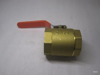 Single DN50 2''BSP Brass Pipe Ball Valve 1.6MPa for Water Oil Gas