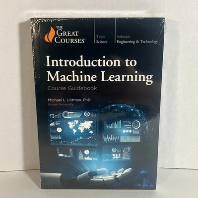 The Great Courses Introduction To Machine Learning Guidebook & 4 Disc DVDs NEW