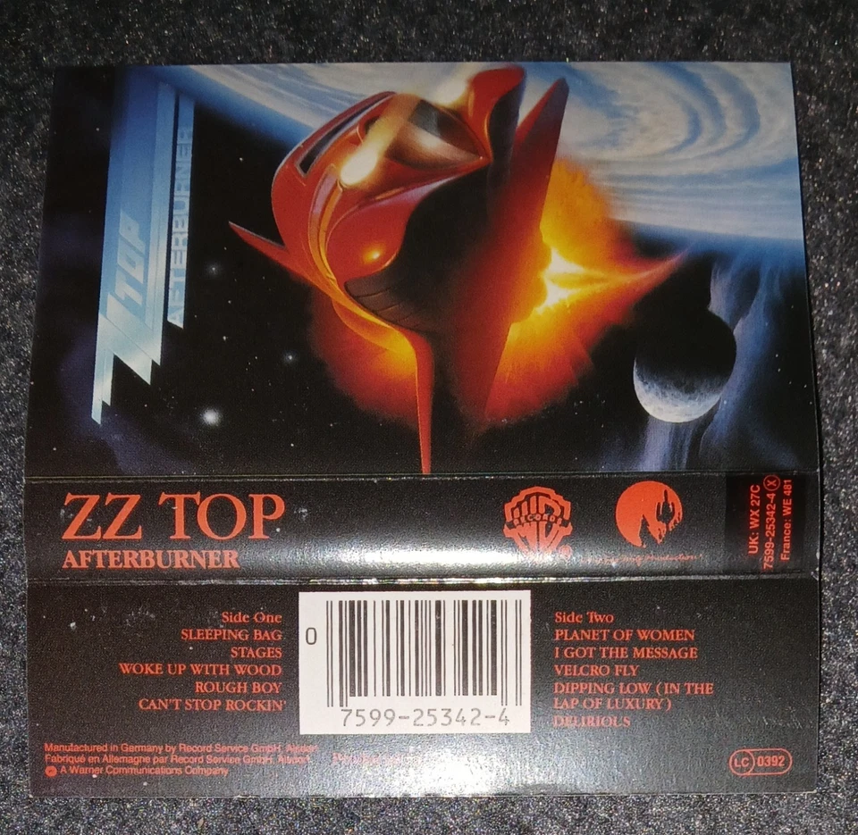 ZZ TOP - Afterburner  - Cassette Album - Image 2 of 2