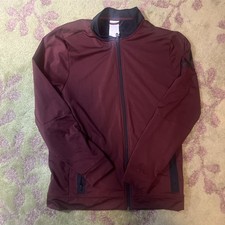 Men's Reebok Track Jacket Large maroon