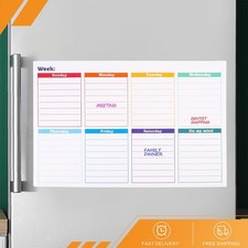 1PCS 16.9" x 11.8" Dry Erase Whiteboard Magnetic Chore Chart