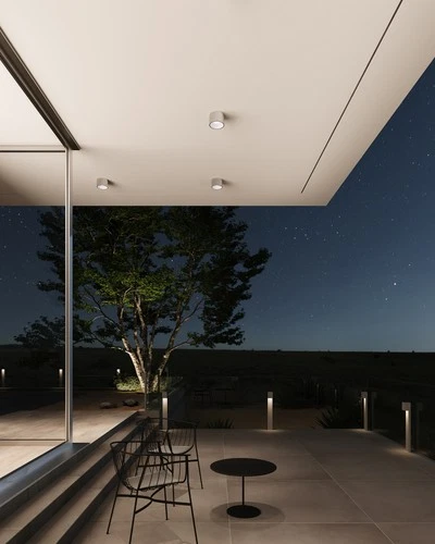 Sonneman 3733-6-30 Ilios 6"W LED Flush Mount Ceiling Fixture - White - Picture 2 of 5