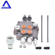 2 Spool Double Acting 21 GPM 3600 PSI SAE w/conversion Hydraulic Control Valve