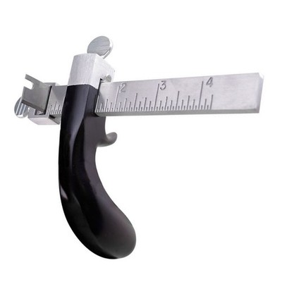 1Pc Professional Leather Craft Draw Gauge Cutter Strap Belt Cutting Tool