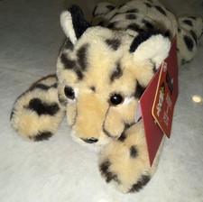 FAO Schwarz Spotted Cheetah Cub Soft Plush Stuffed Animal 2021 16" NWTs