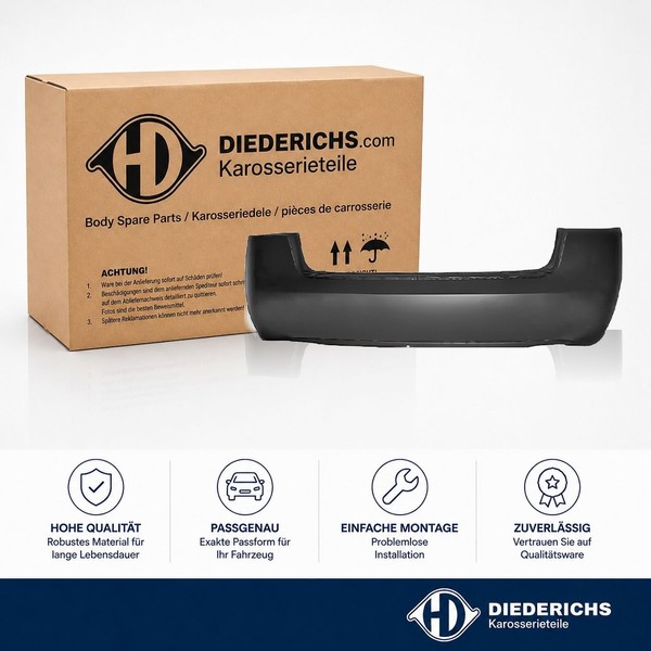StossfÄNger Hinten Diederichs 1017158 FÜR Audi-image
