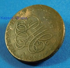 Anglesey Mines Half Penny Conder Token Copper Pay Check Token Coin 1789 Antique