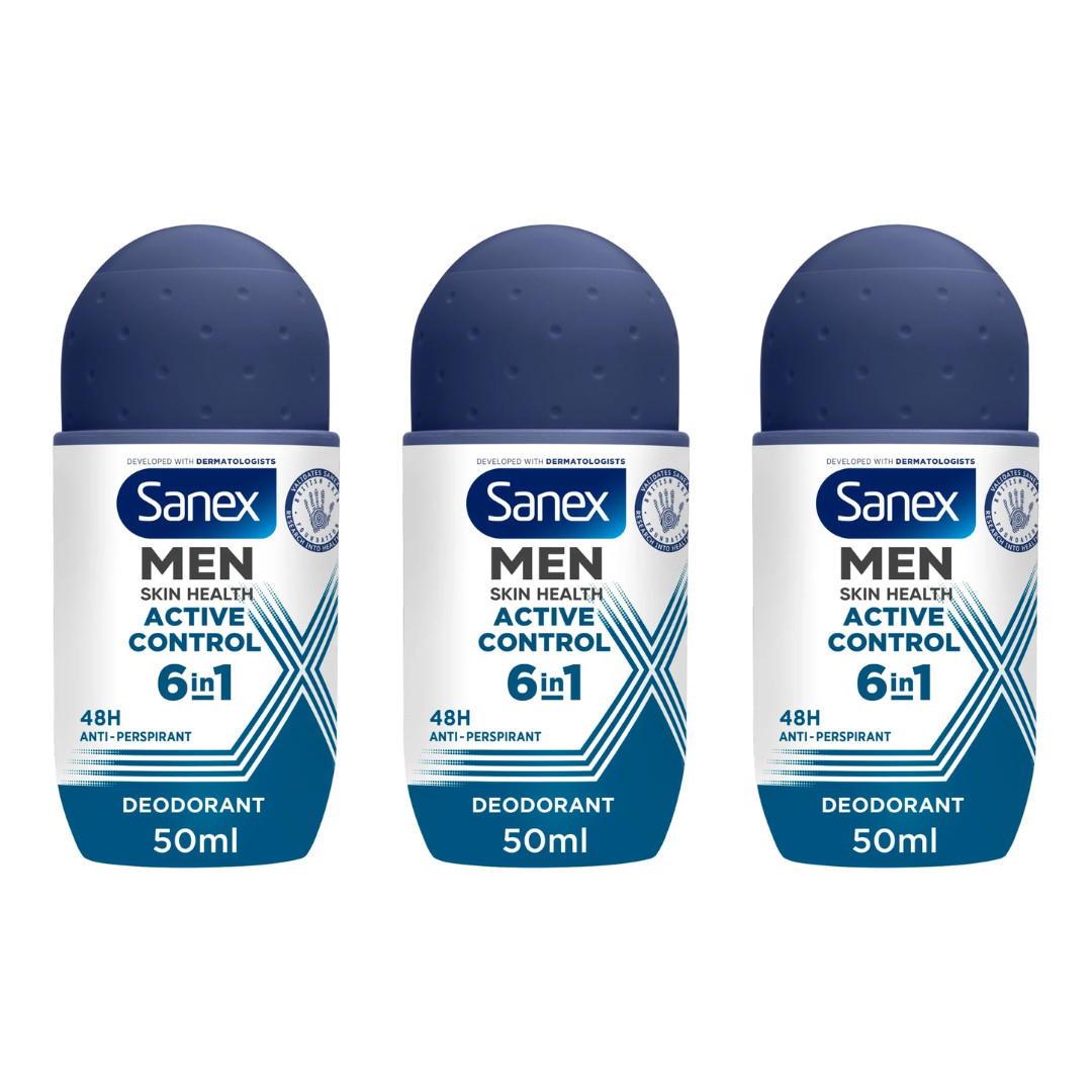 SANEX MEN ACTIVE CONTROL 48H ANTI-PERSPIRANT 50ML - Image 3