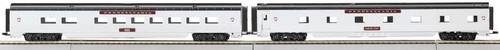 Juego de pasajeros/comedor ABS aerodinámico MTH 30-6717 O PRR 60' (juego de 2) LN | Zustand: Used