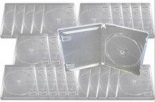 25 x NEW GENUINE Playstation 3 PS3 Replacement CLEAR TRANSPARENT Game Cases OEM