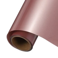 Rose Gold Permanent Vinyl, 12 Inch x 5ft Adhesive Vinyl Roll
