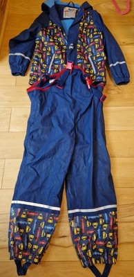 Matschhose und Passende Jacke gefüttert Gr 122/128 von Lupilu