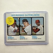 1973 Topps - High Number Dwight Evans, Al Bumbry, Charlie Spikes #614 (RC)