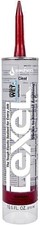 Sashco Lexel Flexible Caulk - Clear 10.5-Ounce Cartridge, Pack of 12 