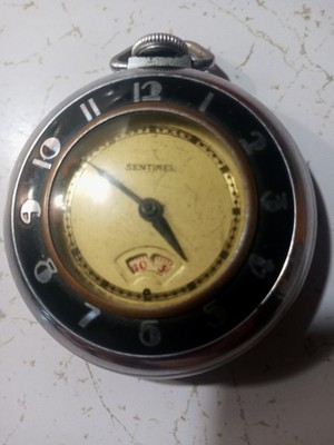 Vintage Sentinel Pocket Watch Art Deco
